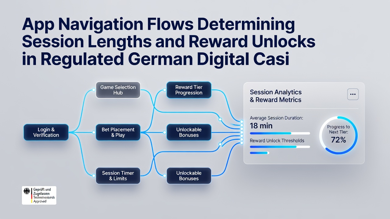 Analyse von Belohnungsfreischaltungen durch Navigationsflüsse mit Diagrammen zu Sitzungslängen in mobilen Casino-Umgebungen