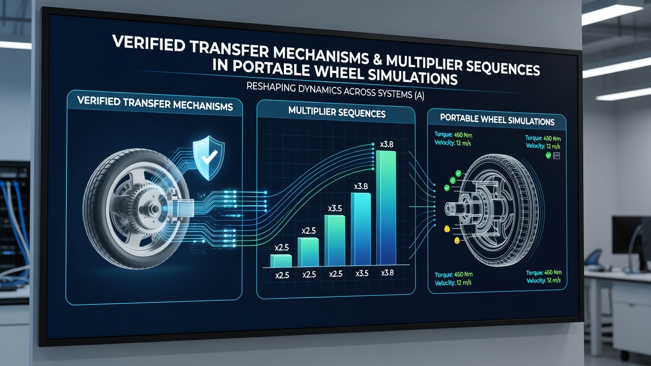 Analyse von Multiplikatorsequenzen in mobilen Radsimulationen mit verifizierten Transfers