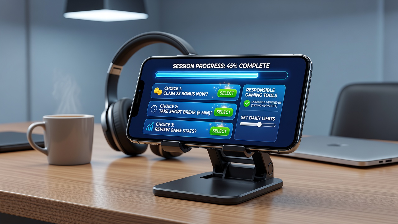 Mobile Casino-Schnittstellen und lange Spielsitzungen