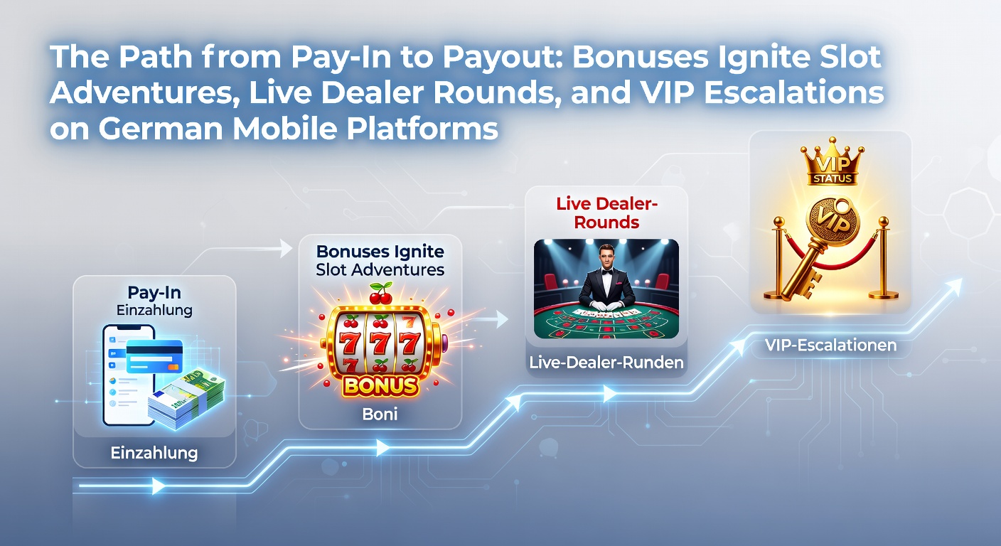 Smartphone mit offener Casino-App, das Einzahlungsboni und Slot-Spiele auf einem deutschen Mobilcasino zeigt
