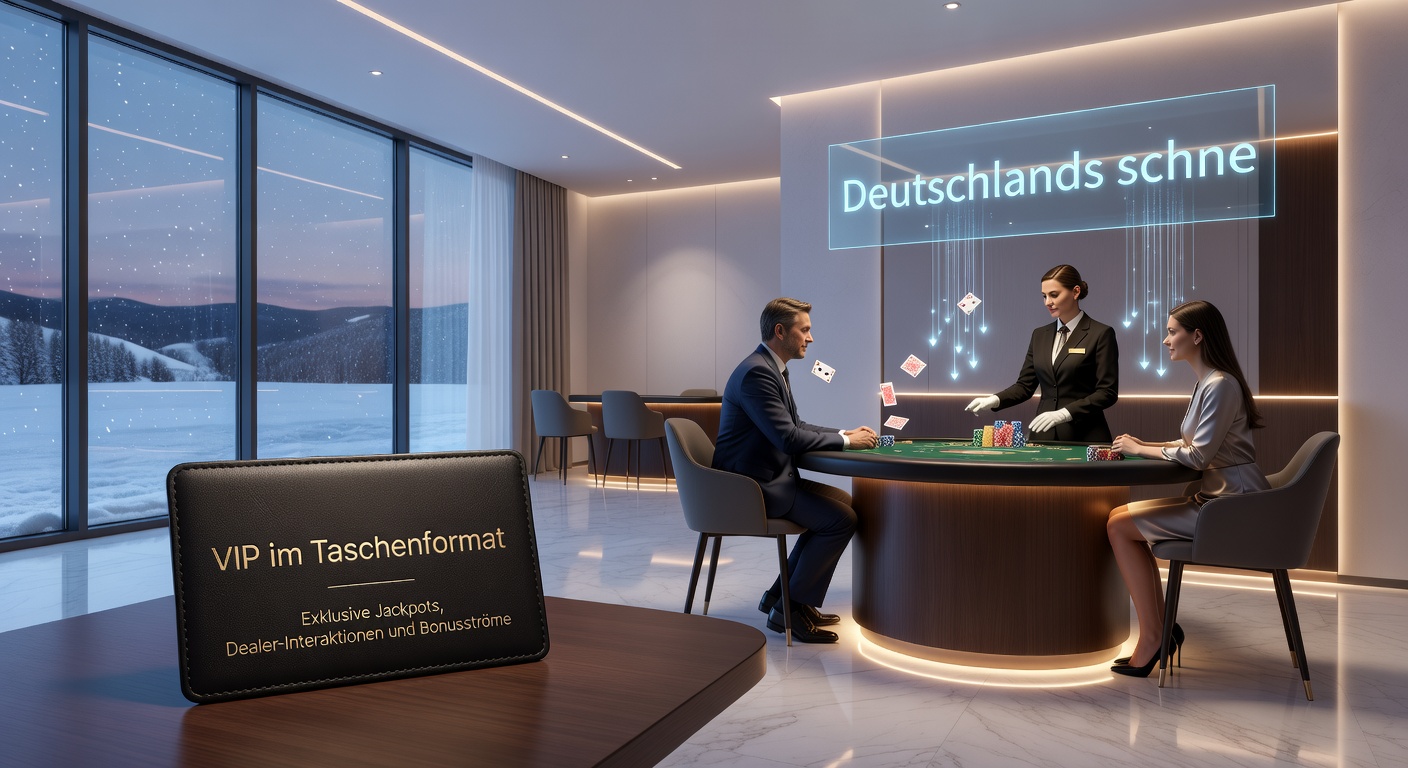 Live-Dealer an einem VIP-Tisch mit Smartphone-Integration, umgeben von Jackpot-Symbolen und fließenden Bonus-Streams